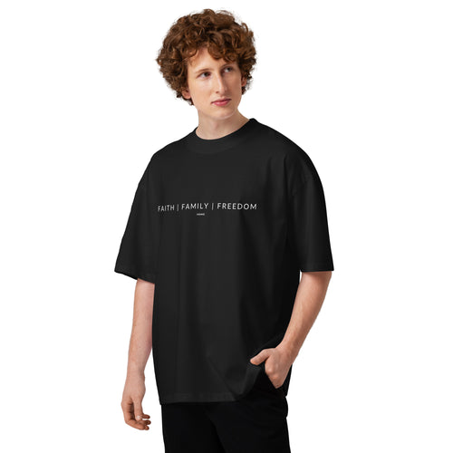 Black oversized tee with AWAKE. logo version 2 - image 1